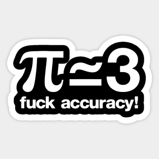 Pi Math Humor Sticker